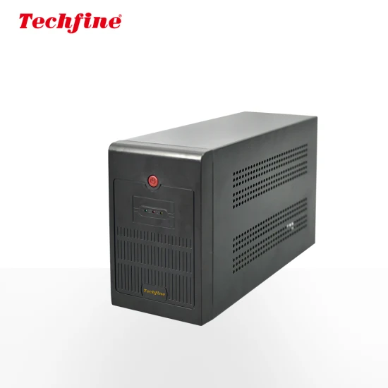 UPS Techfine a onda sinusoidale pura 650 V 800 V 1.2 kVA 1.5 kVA 2 kVA 1.2 kW 1 kW UPS offline con LCD/batteria interna UPS